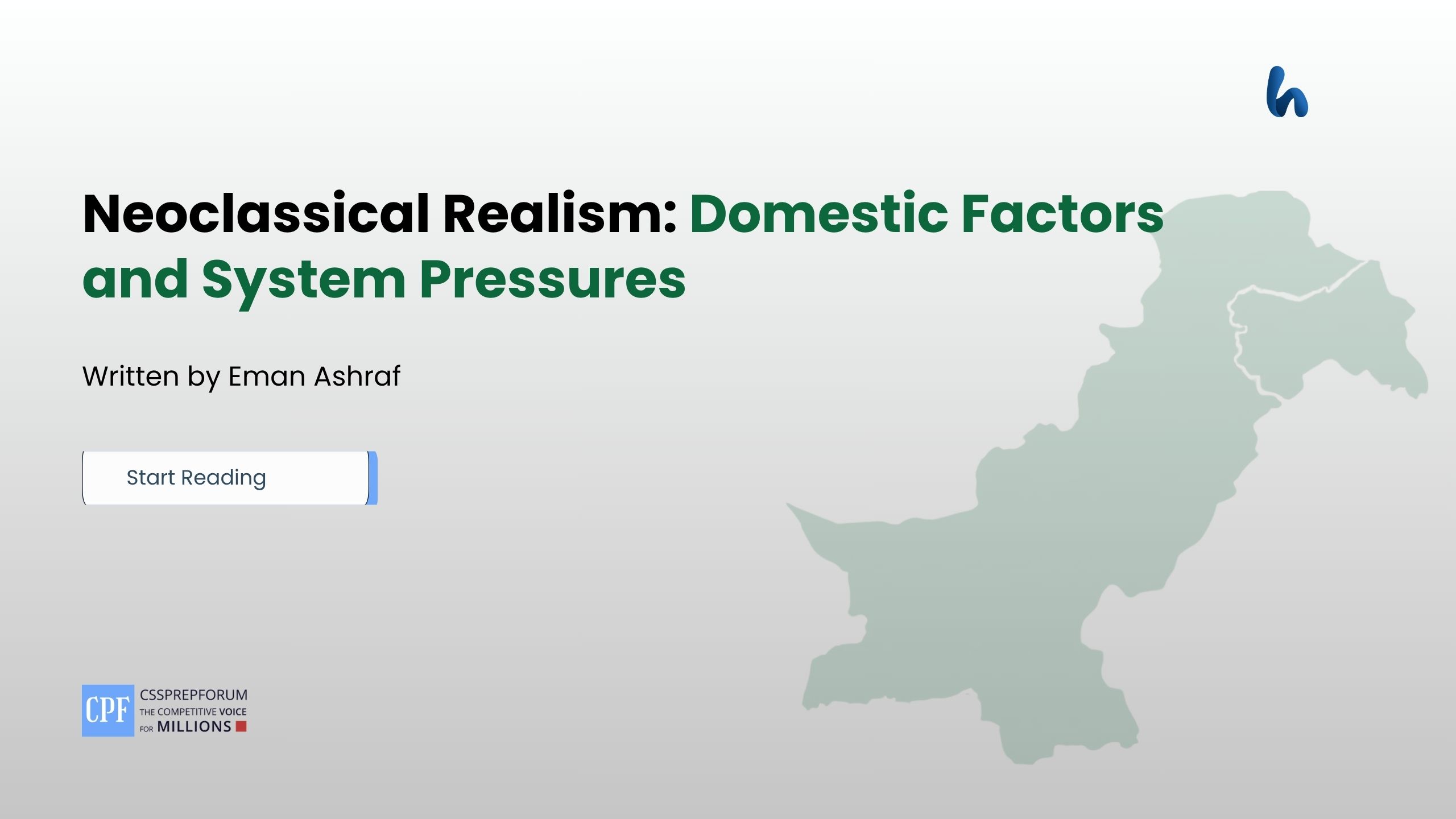 Neoclassical Realism: Domestic Factors and System Pressures