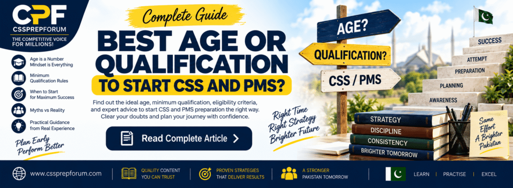Best age to start CSS and PMS preparation